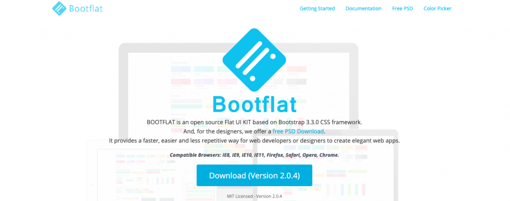 bootflat-bootstrap-alternative