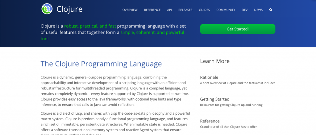 clojure-web-development-language