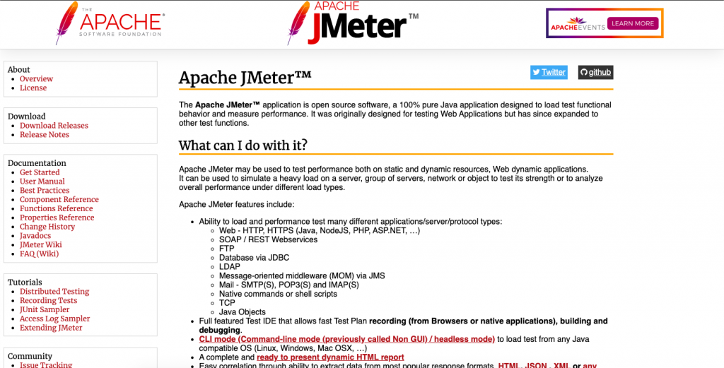 test case apache jmeter