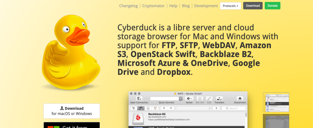 cyberduck for os x 10.4.11