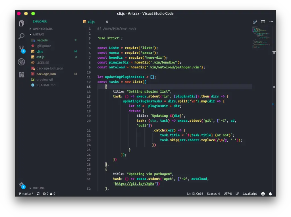 visual studio code analysis settings