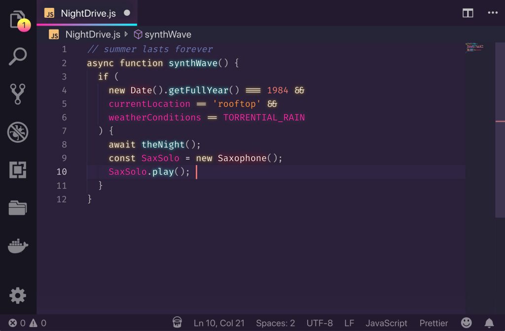 Studio Code Visual