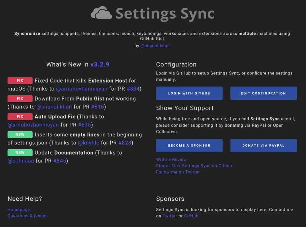 vs-code-extensions-settings-sync